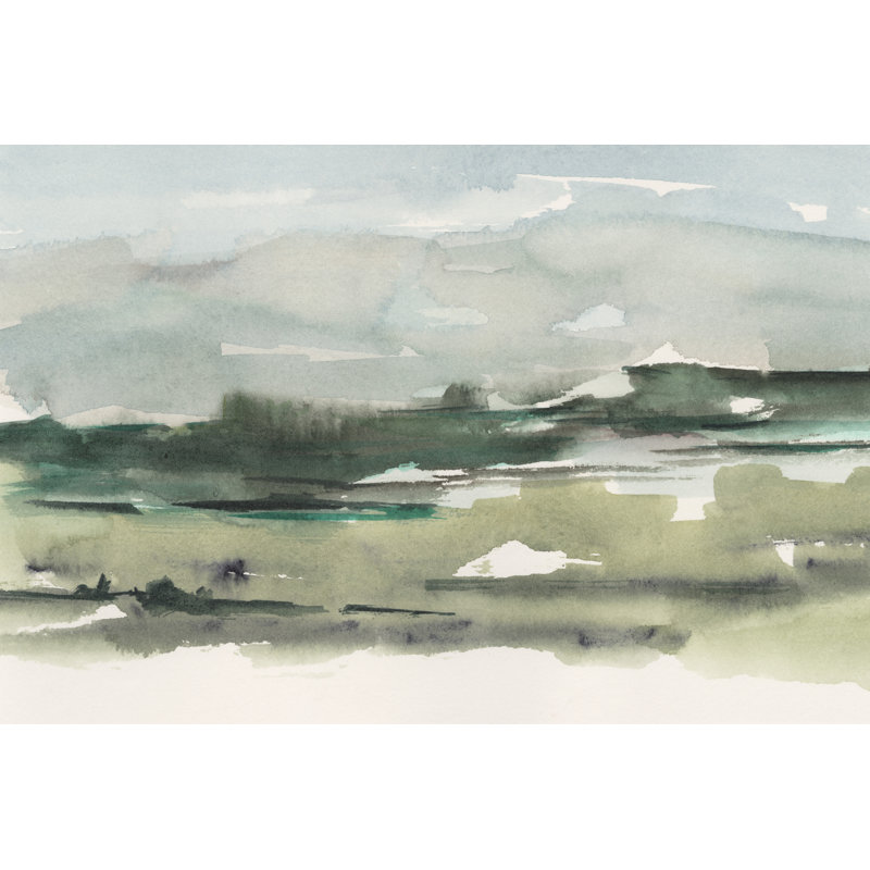 Misty Green I by Ethan Harper - Wrapped Canvas Print, 81cm H x 122cm W x 3.8cm D