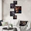 Décoration murale en métal «I chat»