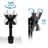 Mount-It Height Adjustable Single Vertical VESA Monitor Mount | Fits 19 - 30 in. Computer Screens