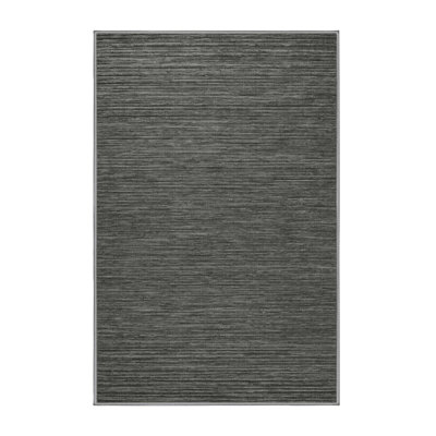 Machine Washable Solid Brown Area Rug