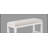 1Pc Transitional White Finish Fabric Upholstered Counter-Height Dining Bench-1868999746