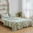 Linen Cotton Flat Sheet(Mint Green,Twin)-127119714-127119708