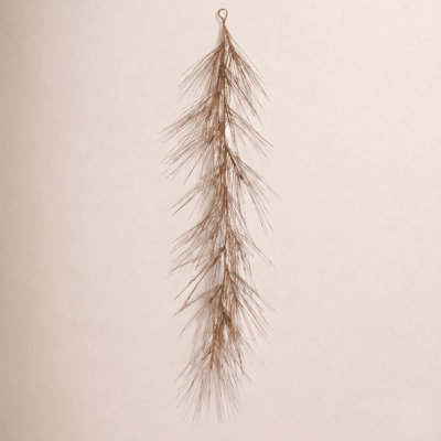 48" Glitter Long Needle Pine Garland
