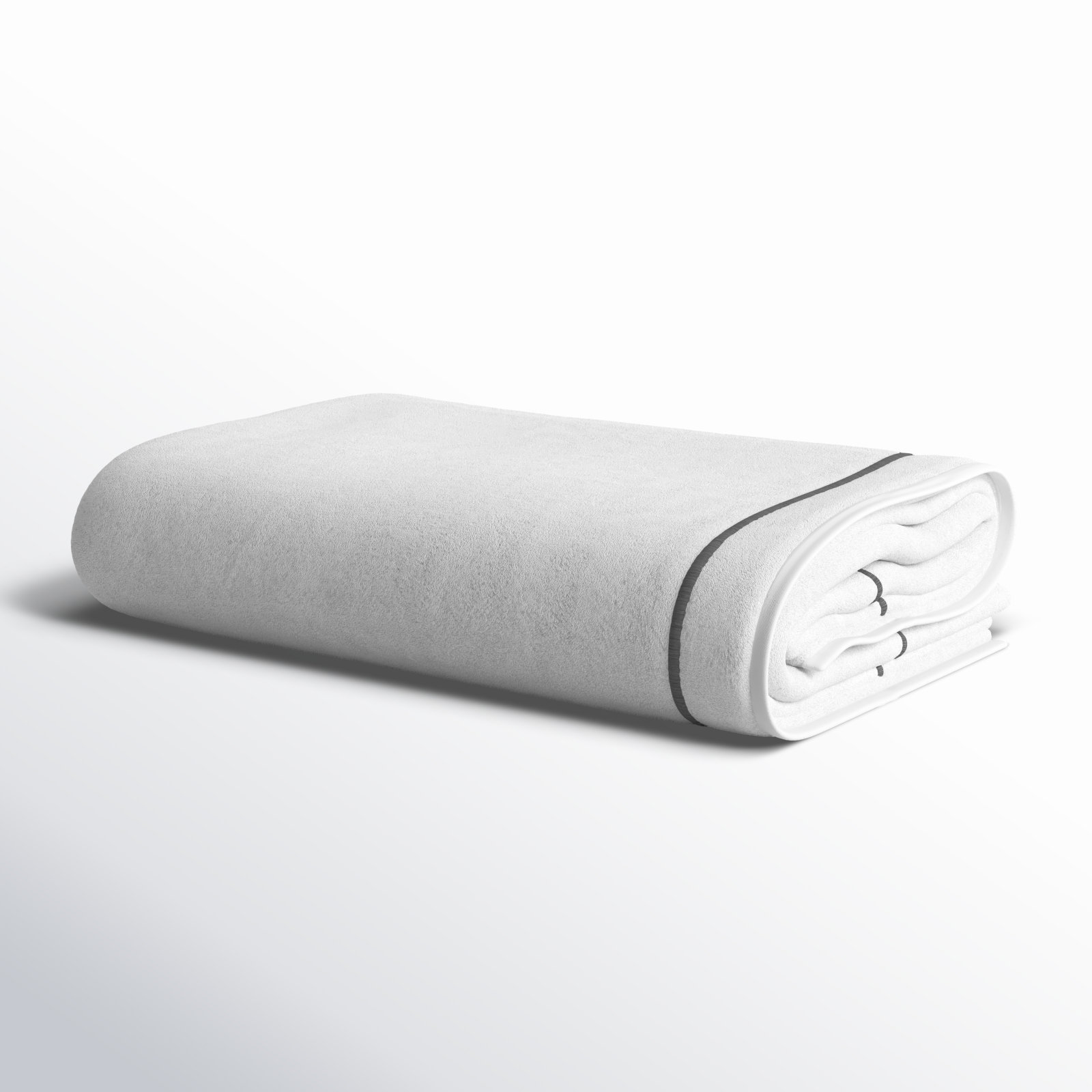 Sarika Turkish Cotton Bath Towel, Gray