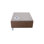 AmTab - SoftSeatingAttachedTable-05-EC - Soft Seating Table - Attached Coupling Corner End Table with 1 Leg - Solid Surface Top - 26.5"W x 26.5"L x 15.5"H