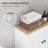 Bathroom Cabinet, Bathroom Floor Cabinet with Adjustable Shelves, Freestanding Storage Cabinet with Doors, White