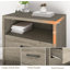 Table de chevet 31,5 "avec tiroir et tablette - table de chevet moderne-919951816