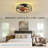 4-light Farmhouse Lantern Style Ceiling Fan With Light, Remote & Dimmable,6 Speed Settings And Timer, For Bedroom, Kitchen & Living Room(Bulb Included)