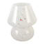 Lampe de table rétro en verre antique Lampe de chevet USB Lampe de chevet de chambre à coucher Lampe de table de style rétro Lampe de chevet antique Verre