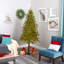 Lighted Artificial Pine Christmas Tree-1736008113