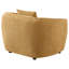 Chaise d'appoint rembourrée Wilta jaune moutarde-1668557186