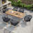 6 - Person Rectangular Outdoor Dining Set With Extendable Table-272846620