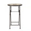 Table de bout pliable en mosaïque de pierre, parfaite pour les espaces extérieurs et un rangement facile