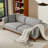 82" Upholstered Modern Square Arm Sofa-1920877571