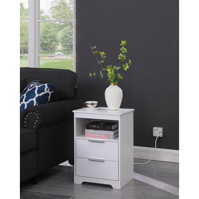 Nightstand With Charging Station
