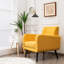 Upholstered Linen Blend Accent Chair-479737141