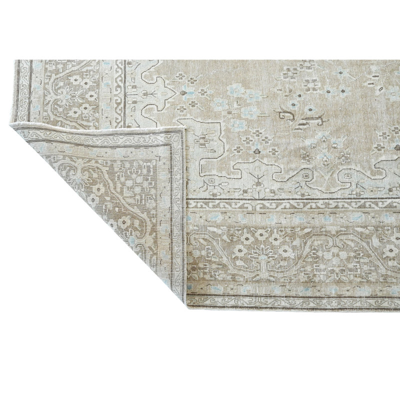 High-Quality Hand-Knotted Camel Area Rug
