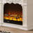 Solid Wood Freestanding Fireplace-344192699