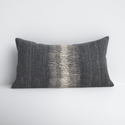 Gowan Embroidered Wool Blend Throw Pillow