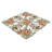 Riggleman Colorful Cut Work Maple Leaf Table Doily (23" Square)