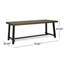 Table en bois pour l'extérieur - gris + noir et élégant