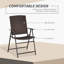 Aalijah Folding Patio Dining Armchair