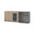 Devoux 3-Door 2-Shelf Wall Cabinet Light Pine