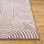 Dark Brown Modern Shaggy Washable Rug, Geometric Rug For Living Room, Dining Room, Bedroom, Kitchen-1192972793