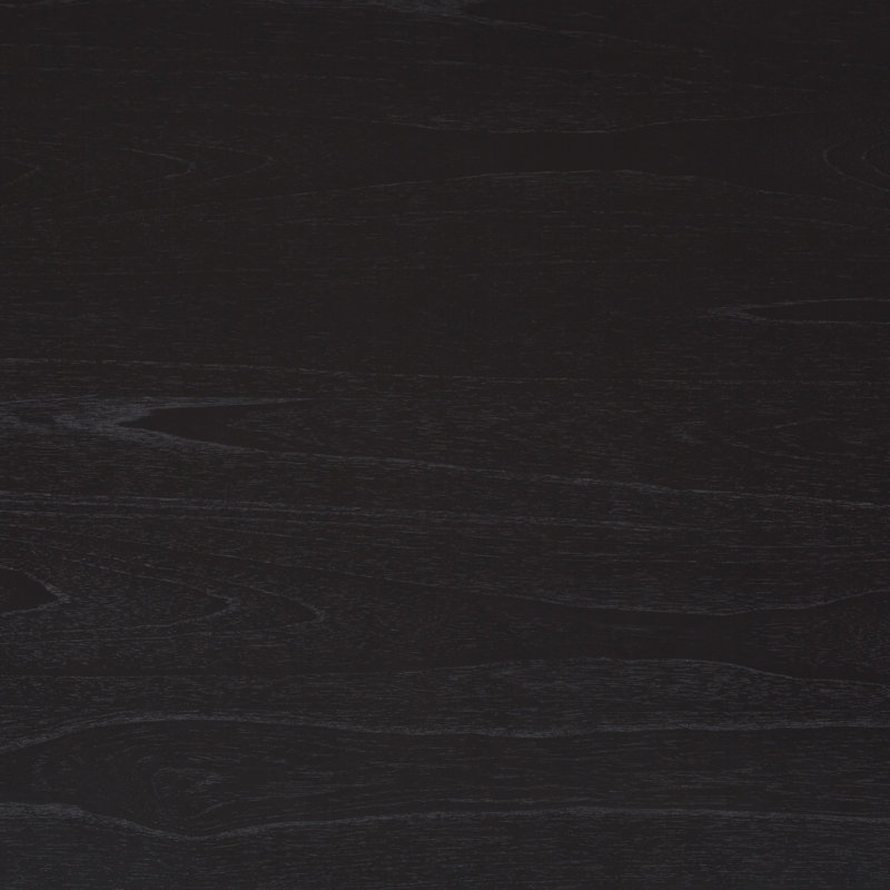 Koralynn Round Metal Base Dining Table, Black