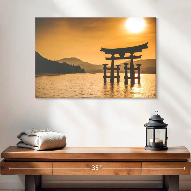 Ravi Zen Japanese Gate, 34" H x 51" W