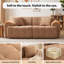 2 Seater Fabric Corner Sectional-128842353