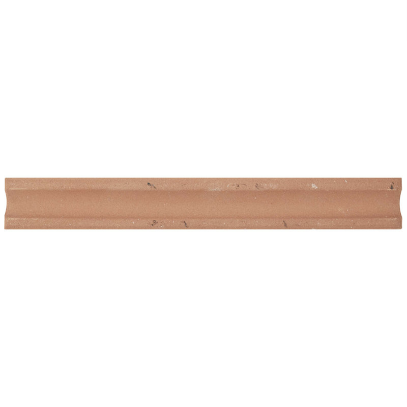 Sevillano 7.9" x 1" Ceramic Pencil Liner Tile Trim in Blue