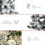 Arbre de Noël de 7,5 pi avec 350 lumières à structure de branches réalistes et pliables pour un rangement facile