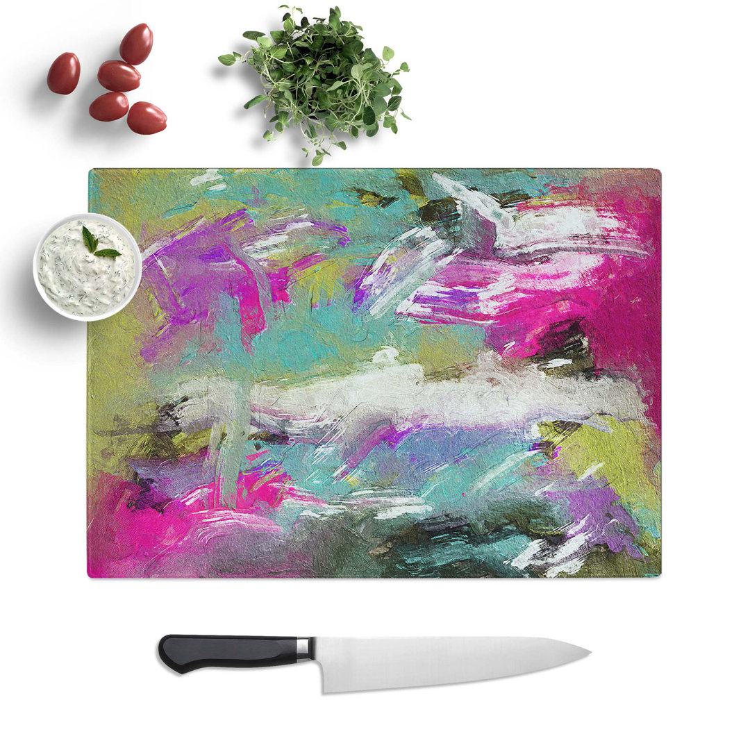 Tempered Glass Art Painting Vol.282 Chopping Board