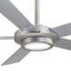 52" Sabot 5 - Blade LED Standard Ceiling Fan with Remote Control and Light Kit Included