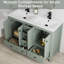 Base de meuble-lavabo double 48 po Wimer seulement, comptoir d'évier non inclus, assemblage requis -113138882-100724682