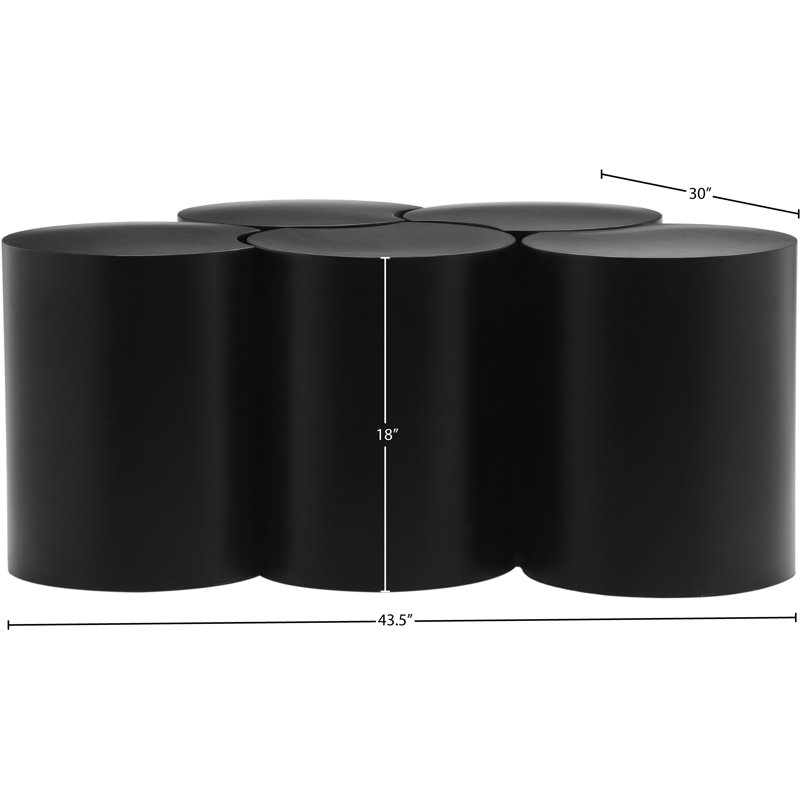 Ensemble de 5 tables de groupage Hylie, Noir