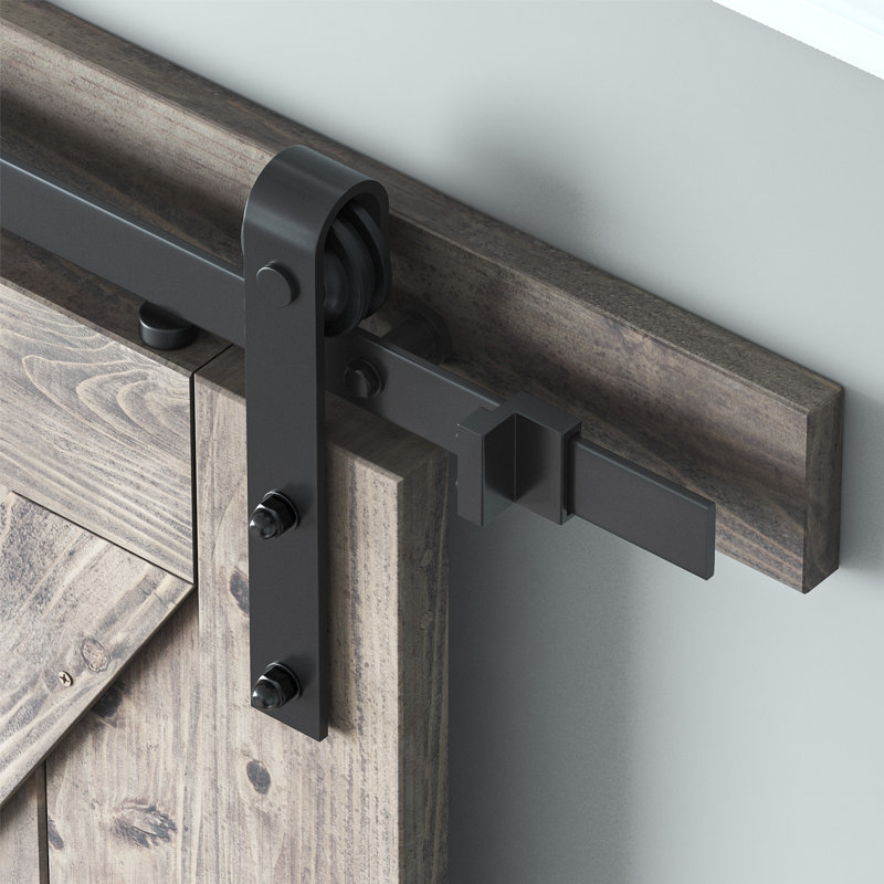 Classic Design Sliding Standard Double Barn Door Hardware Kit (Not Include Door), 72 in.
