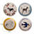Enchanted Fauna Series - Hand-Painted Stoneware Plates