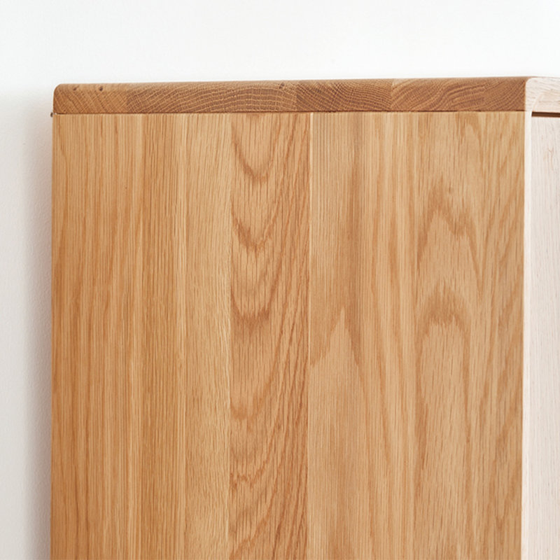 Modern simple log bookcase