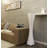 48'' White Column Floor Lamp