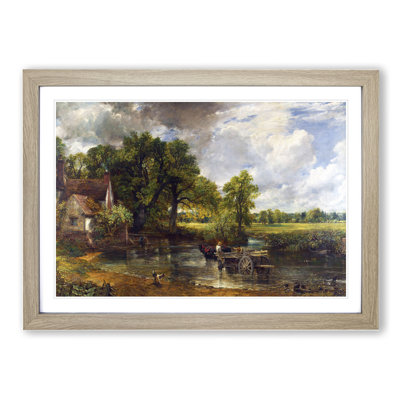 The Hay Wain by John Constable - Picture Frame Painting on MDF