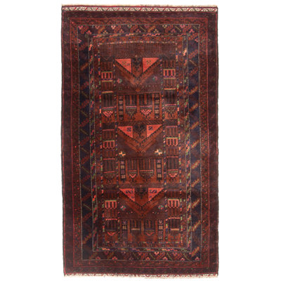 Teimani Brown Rug 2'11" x 5'0"