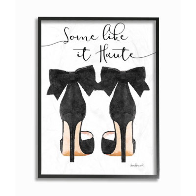 " Some Like It Haute Black Pumps Heels " by Amanda Greenwood