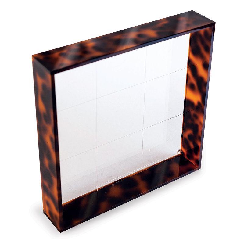 2 Player Acrylic Tic Tac Toe, Tortoise