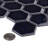 Hudson Due 2" Hex 10-7/8 " x 12-5/8 " Porcelain Mosaic Floor and Wall Tile-1821852938