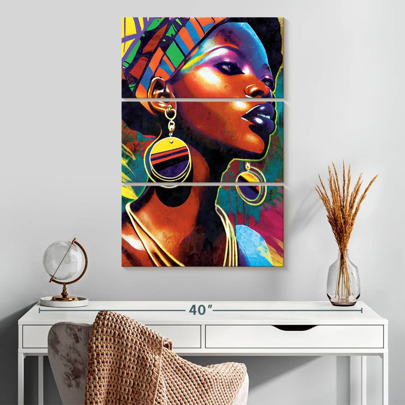 Beauté tribale Leisha, H 32 po x l 20 po