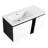 40'' Vanity With Ceramics Basin. Soft-Close Door For Bathroom. Modern Design. Spacious Storage. Plywood Construction. White And Black Sink. Contemporary Storage Area. Material.-1327342328