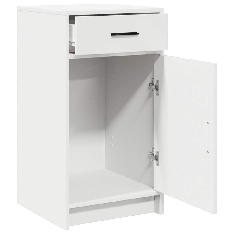 40cm Sideboard, White Wood