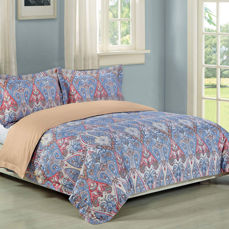 Ensemble de housse de couette réversible 3 pièces Parkland, Très grand